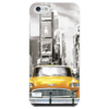 Заказать чехол для iPhone 5/5S в Москве. Чехол для iPhone 5 глянцевый, с полной запечаткой Taxi   от 100pari - готовые дизайны и нанесение принтов.