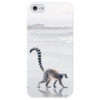 Заказать чехол для iPhone 5/5S в Москве. Чехол для iPhone 5 глянцевый, с полной запечаткой Лимур от Татьяна - готовые дизайны и нанесение принтов.