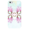 Заказать чехол для iPhone 5/5S в Москве. Чехол для iPhone 5 глянцевый, с полной запечаткой Магнолия от artoutloop - готовые дизайны и нанесение принтов.
