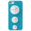 Заказать чехол для iPhone 5/5S в Москве. Чехол для iPhone 5 глянцевый, с полной запечаткой Three clock от александр14 - готовые дизайны и нанесение принтов.