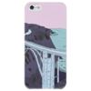 Заказать чехол для iPhone 5/5S в Москве. Чехол для iPhone 5 глянцевый, с полной запечаткой Мост  от GLOW$HOP  - готовые дизайны и нанесение принтов.
