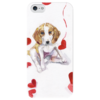Заказать чехол для iPhone 5/5S в Москве. Чехол для iPhone 5 глянцевый, с полной запечаткой St.Valentine Dog от littlearzi - готовые дизайны и нанесение принтов.