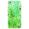 Заказать чехол для iPhone 5/5S в Москве. Чехол для iPhone 5 глянцевый, с полной запечаткой Полевые цветы от dekuzmin5 - готовые дизайны и нанесение принтов.