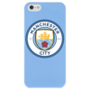 Заказать чехол для iPhone 5/5S в Москве. Чехол для iPhone 5 глянцевый, с полной запечаткой Manchester City от Polilog - готовые дизайны и нанесение принтов.
