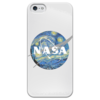 Заказать чехол для iPhone 5/5S в Москве. Чехол для iPhone 5 глянцевый, с полной запечаткой /Nasa от Polilog - готовые дизайны и нанесение принтов.