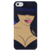 Заказать чехол для iPhone 5/5S в Москве. Чехол для iPhone 5 глянцевый, с полной запечаткой Девушка от Илья Щеблецов - готовые дизайны и нанесение принтов.