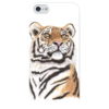 Заказать чехол для iPhone 5/5S в Москве. Чехол для iPhone 5 глянцевый, с полной запечаткой Взгляд тигра от tigerda  - готовые дизайны и нанесение принтов.