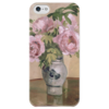 Заказать чехол для iPhone 5/5S в Москве. Чехол для iPhone 5 глянцевый, с полной запечаткой Розовые пионы от trend - готовые дизайны и нанесение принтов.