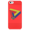 Заказать чехол для iPhone 5/5S в Москве. Чехол для iPhone 5 глянцевый, с полной запечаткой кубик рубика от Mari_M - готовые дизайны и нанесение принтов.