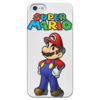 Заказать чехол для iPhone 5/5S в Москве. Чехол для iPhone 5 глянцевый, с полной запечаткой Super Mario от elvis - готовые дизайны и нанесение принтов.