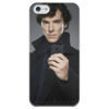 Заказать чехол для iPhone 5/5S в Москве. Чехол для iPhone 5 глянцевый, с полной запечаткой Шерлок от Татьяна - готовые дизайны и нанесение принтов.
