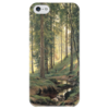 Заказать чехол для iPhone 5/5S в Москве. Чехол для iPhone 5 глянцевый, с полной запечаткой Ручей в лесу от trend - готовые дизайны и нанесение принтов.