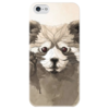 Заказать чехол для iPhone 5/5S в Москве. Чехол для iPhone 5 глянцевый, с полной запечаткой Малая панда от scoopysmith - готовые дизайны и нанесение принтов.