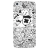 Заказать чехол для iPhone 5/5S в Москве. Чехол для iPhone 5 глянцевый, с полной запечаткой Смешные монстры от PopCorn  - готовые дизайны и нанесение принтов.