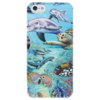 Заказать чехол для iPhone 5/5S в Москве. Чехол для iPhone 5 глянцевый, с полной запечаткой Морские животные от 100pari - готовые дизайны и нанесение принтов.
