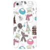 Заказать чехол для iPhone 5/5S в Москве. Чехол для iPhone 5 глянцевый, с полной запечаткой Снеговик от landy - готовые дизайны и нанесение принтов.