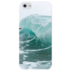 Заказать чехол для iPhone 5/5S в Москве. Чехол для iPhone 5 глянцевый, с полной запечаткой Волна от Татьяна - готовые дизайны и нанесение принтов.