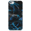 Заказать чехол для iPhone 5/5S в Москве. Чехол для iPhone 5 глянцевый, с полной запечаткой Черно-голубая психоделика от Anna Lomachenko - готовые дизайны и нанесение принтов.