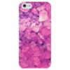 Заказать чехол для iPhone 5/5S в Москве. Чехол для iPhone 5 глянцевый, с полной запечаткой Розовые камни от Таня Чулюкина - готовые дизайны и нанесение принтов.