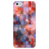 Заказать чехол для iPhone 5/5S в Москве. Чехол для iPhone 5 глянцевый, с полной запечаткой Пиксель-арт. Разноцветный паттерн от Anna Lomachenko - готовые дизайны и нанесение принтов.