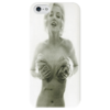Заказать чехол для iPhone 5/5S в Москве. Чехол для iPhone 5 глянцевый, с полной запечаткой Мэрили́н Монро́  от Тима Старк - готовые дизайны и нанесение принтов.