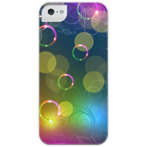 Заказать чехол для iPhone 5/5S в Москве. Чехол для iPhone 5 с подставкой, с полной запечаткой Калейдоскоп от Ирина - готовые дизайны и нанесение принтов.