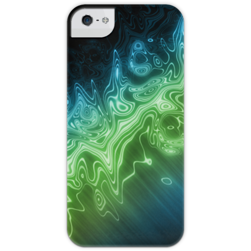 Заказать чехол для iPhone 5/5S в Москве. Чехол для iPhone 5 с подставкой, с полной запечаткой Разводы от mosya - готовые дизайны и нанесение принтов.