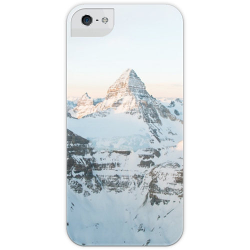 Заказать чехол для iPhone 5/5S в Москве. Чехол для iPhone 5 с подставкой, с полной запечаткой Вершина от Татьяна - готовые дизайны и нанесение принтов.