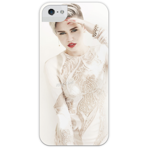 Заказать чехол для iPhone 5/5S в Москве. Чехол для iPhone 5 с подставкой, с полной запечаткой Майли от Татьяна - готовые дизайны и нанесение принтов.