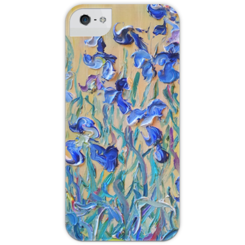 Заказать чехол для iPhone 5/5S в Москве. Чехол для iPhone 5 с подставкой, с полной запечаткой Стая бабочек от rikart - готовые дизайны и нанесение принтов.