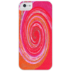 Заказать чехол для iPhone 5/5S в Москве. Чехол для iPhone 5 с подставкой, с полной запечаткой Завихрение красного от Stil na yarkosti - готовые дизайны и нанесение принтов.