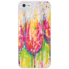 Заказать чехол для iPhone 5/5S в Москве. Чехол для iPhone 5 с подставкой, с полной запечаткой Tulips  от KOSA - готовые дизайны и нанесение принтов.
