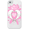 Заказать чехол для iPhone 5/5S в Москве. Чехол для iPhone 5 с подставкой, с полной запечаткой Влюбленные Дельфины от lika_polushkina@mail.ru - готовые дизайны и нанесение принтов.