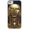 Заказать чехол для iPhone 5/5S в Москве. Чехол для iPhone 5 с подставкой, с полной запечаткой Стимпанк-голова от Hardgott - готовые дизайны и нанесение принтов.