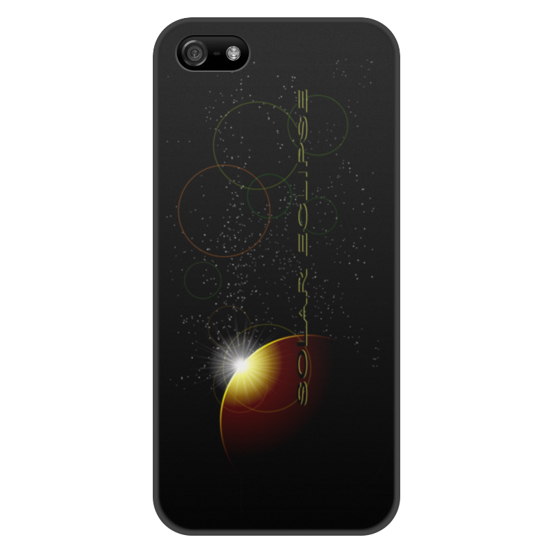 Printio Чехол для iPhone 5/5S, объёмная печать Затмение солнца. printio чехол для iphone 5 5s объёмная печать покорение космоса