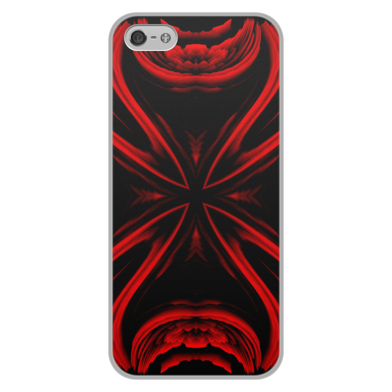 Printio Чехол для iPhone 5/5S, объёмная печать Красная ртуть