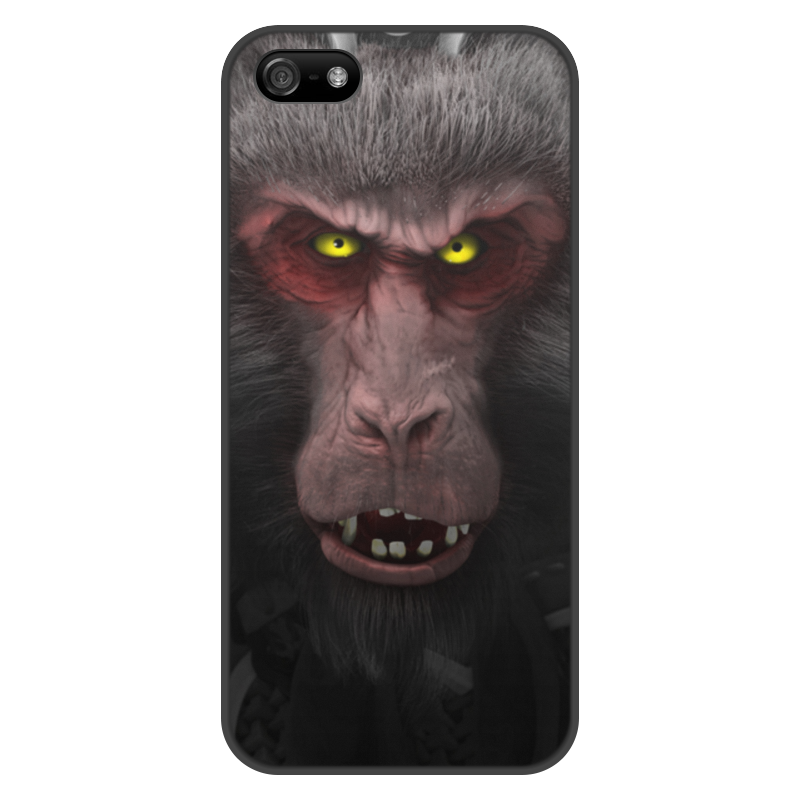 Printio Чехол для iPhone 5/5S, объёмная печать Царь обезьян printio чехол для iphone 6 объёмная печать царь обезьян