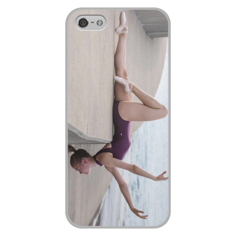 Printio Чехол для iPhone 5/5S, объёмная печать Балерина