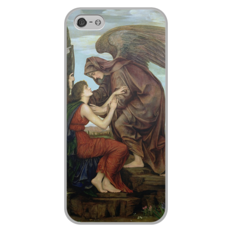 Printio Чехол для iPhone 5/5S, объёмная печать Ангел смерти (эвелин де морган) printio значок ангел смерти эвелин де морган