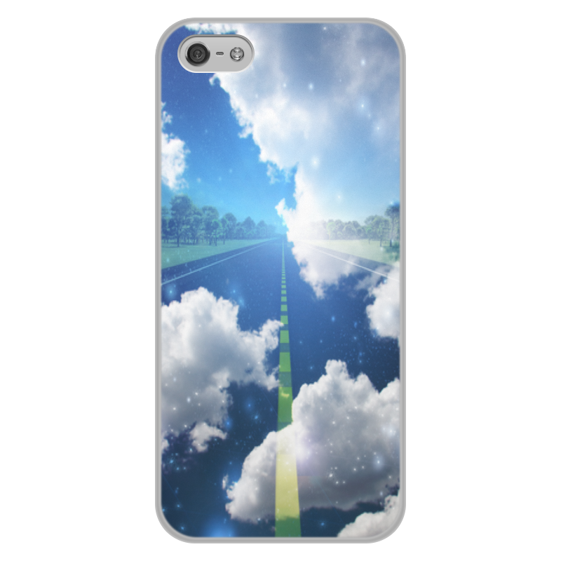 Printio Чехол для iPhone 5/5S, объёмная печать Облака