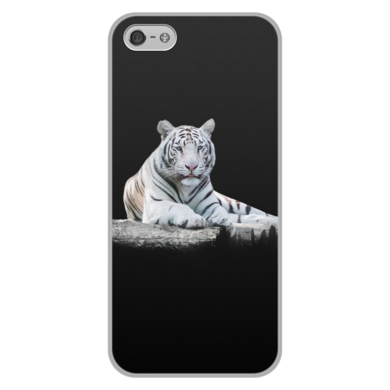 Printio Чехол для iPhone 5/5S, объёмная печать Тигры printio чехол для iphone 5 5s объёмная печать тигры фэнтези