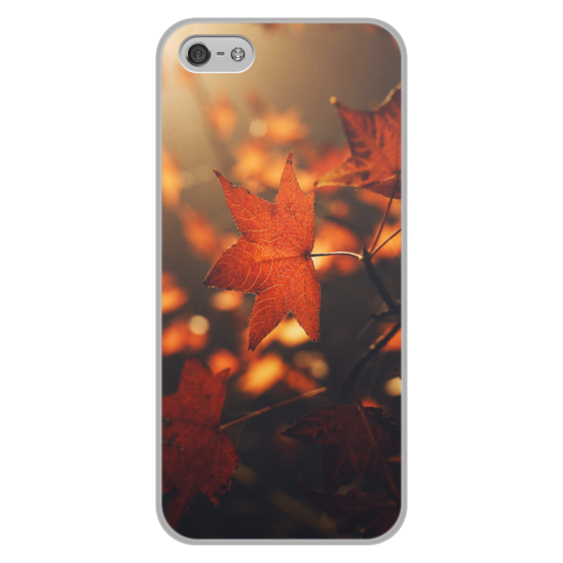 Printio Чехол для iPhone 5/5S, объёмная печать Осень printio чехол для iphone 5 5s объёмная печать золотая осень