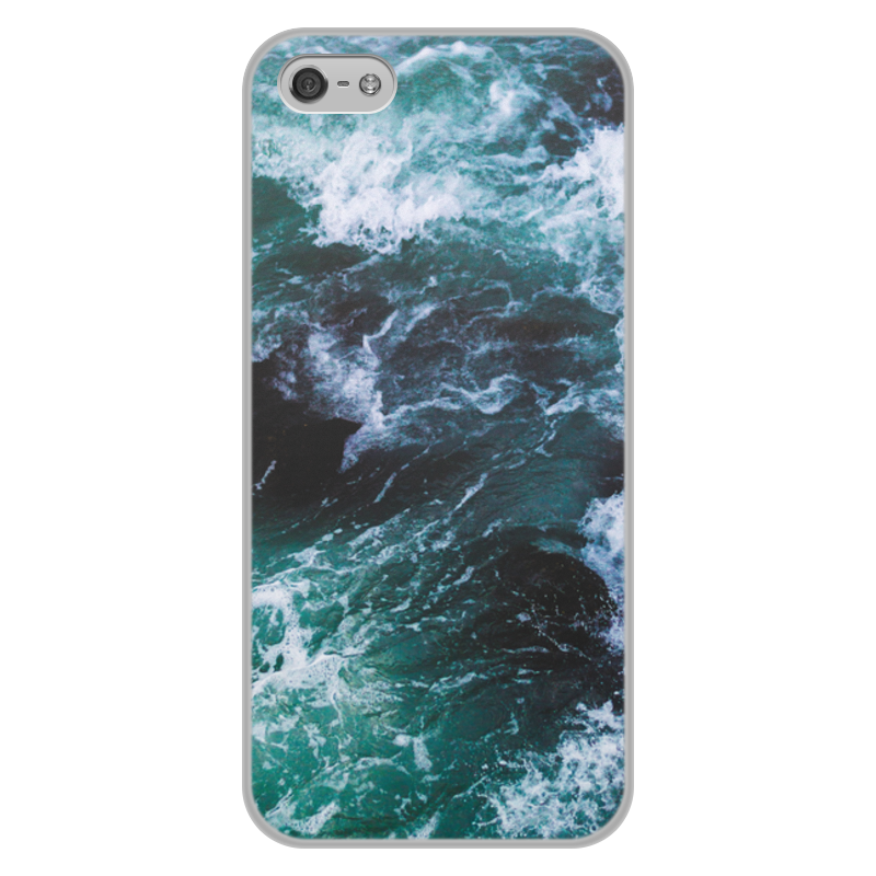 Printio Чехол для iPhone 5/5S, объёмная печать Бескрайнее море printio чехол для iphone 7 plus объёмная печать бескрайнее море