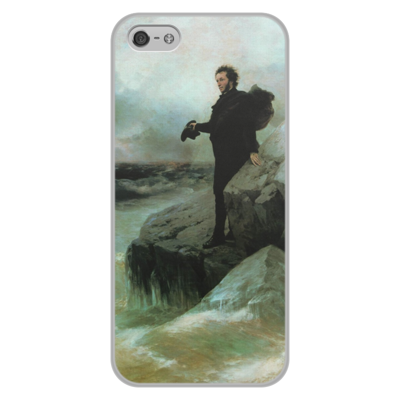 Printio Чехол для iPhone 5/5S, объёмная печать Прощание пушкина с морем (картина репина)