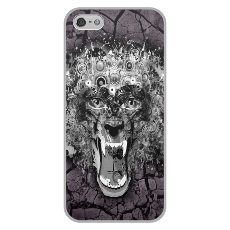 Printio Чехол для iPhone 5/5S, объёмная печать Медведь printio чехол для iphone 5 5s объёмная печать медведь символика