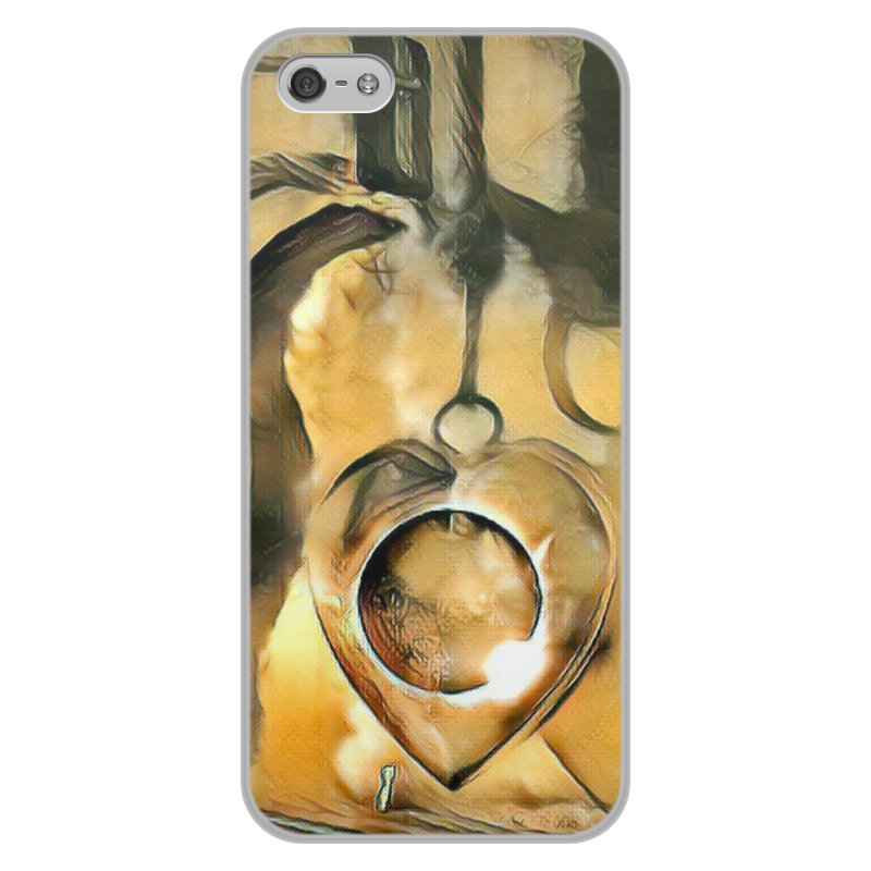 Printio Чехол для iPhone 5/5S, объёмная печать The moon in your heart printio чехол для samsung galaxy note the moon in your heart