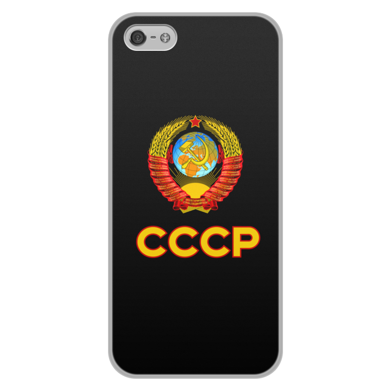Printio Чехол для iPhone 5/5S, объёмная печать Советский союз силиконовый чехол лама на apple iphone 5 iphone 5s iphone se