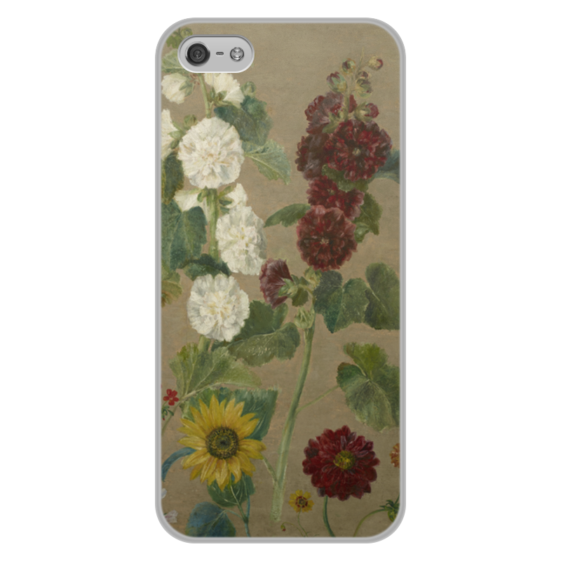 Printio Чехол для iPhone 5/5S, объёмная печать Цветы (картина эжена делакруа) printio чехол для iphone 6 объёмная печать цветы картина эжена делакруа