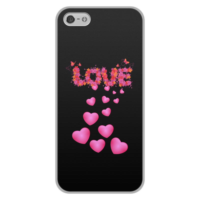 Printio Чехол для iPhone 5/5S, объёмная печать Любовь
