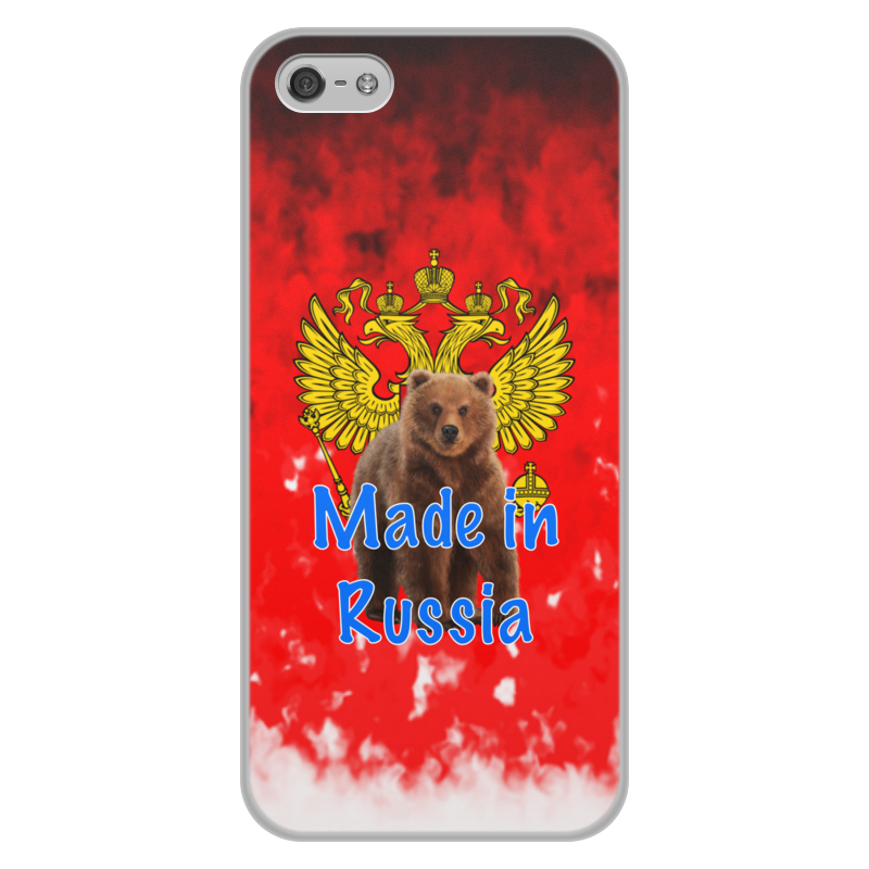 Printio Чехол для iPhone 5/5S, объёмная печать Russia printio чехол для iphone 5 5s объёмная печать близнецы